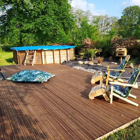 בית אירוח Dans Un Parc Arbore Et Au Bord De L'eau - 15 Minutes Du Circuit Des 24h00 -piscine - Parking Ferme